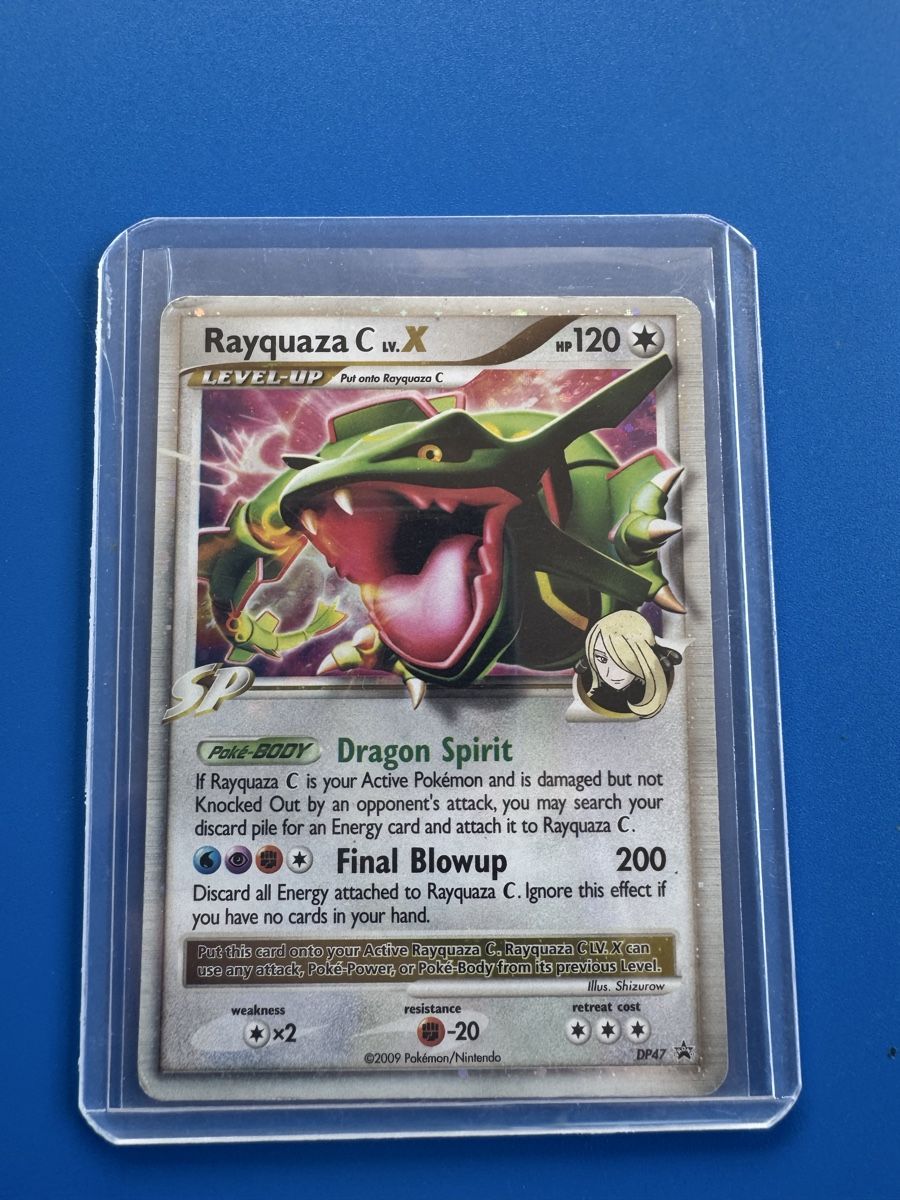 Pokémon Carte collezionabili: Rayquaza C lv.X DP47 PROMO EN – Usato da Bellinzona venduto da Yanpa
