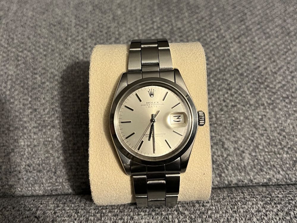 Rolex Orologi: Rolex Oyster Perpetual Date 1500 weiss – Usato da Olten venduto da Watches0000