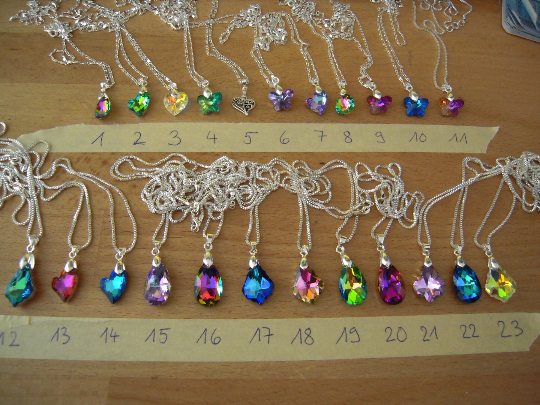 Catenine: Selfmade Halsschmuck / Halsketten verschiedene Farben – Nuovo e nell'imballaggio originale da Uzwil venduto da visions77 1