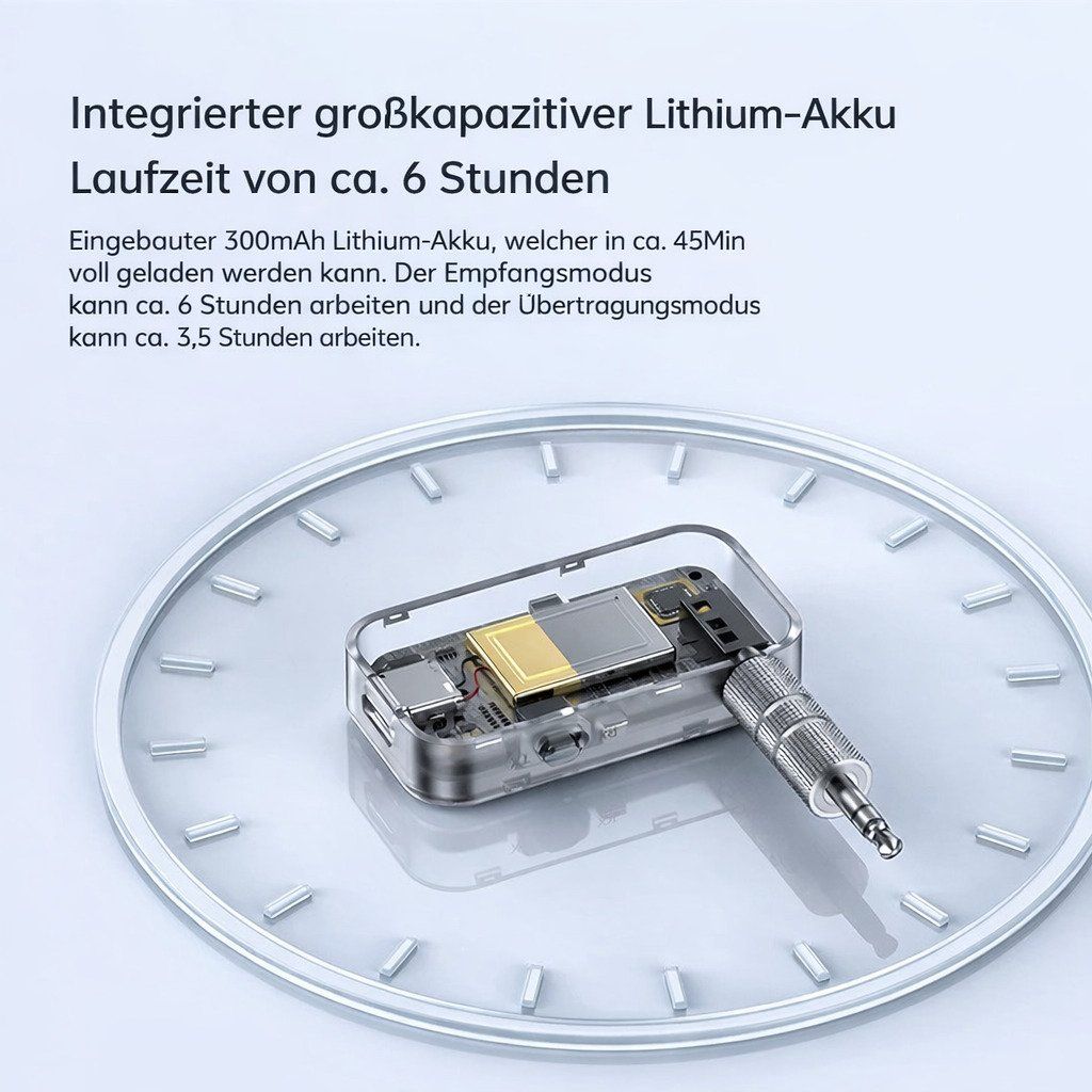 Unità & Adattatore: BT 5.3 Audio Empfänger & Sender -3,5mm Aux Bluetooth Adapter – Nuovo (secondo la descrizione) da Winterthur venduto da SwissTechStore 9