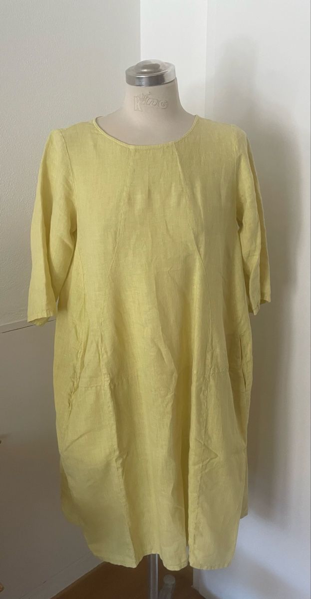Vestiti: PHILO Leinenkleid  Gelb Gr. M – Usato da Schaffhausen venduto da marakesch41