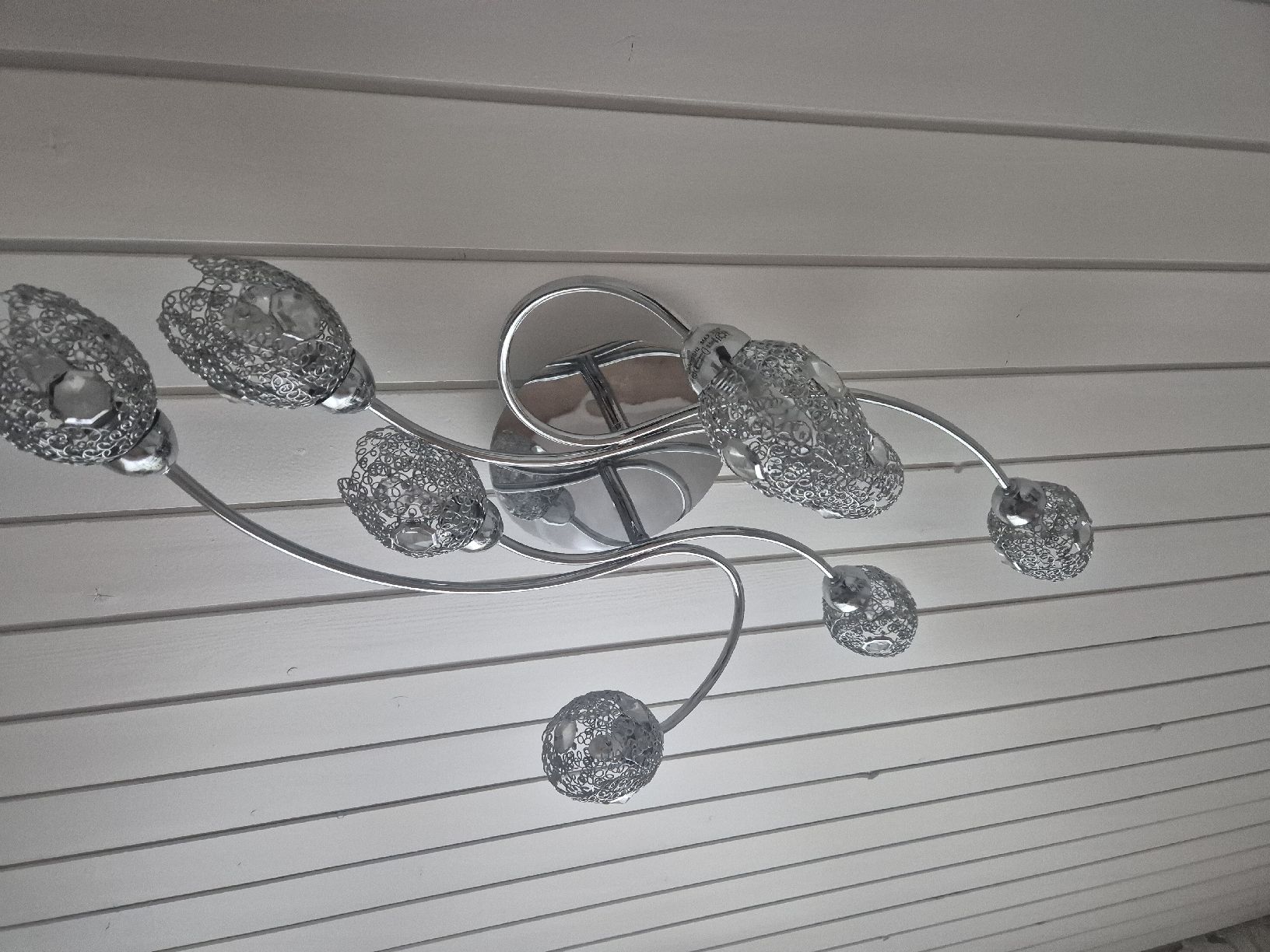 Lustres & lampes de plafonds: Moderne Deckenlampe Silber – D'occasion à Neftenbach par pnp_p22x 6