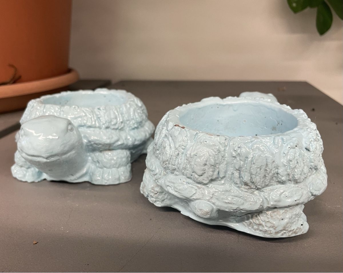 Blumentöpfe: 2 Süesse Schildkröten Blumentöpfe 🐢💙 – Neu und originalverpackt aus Au ZH von  4