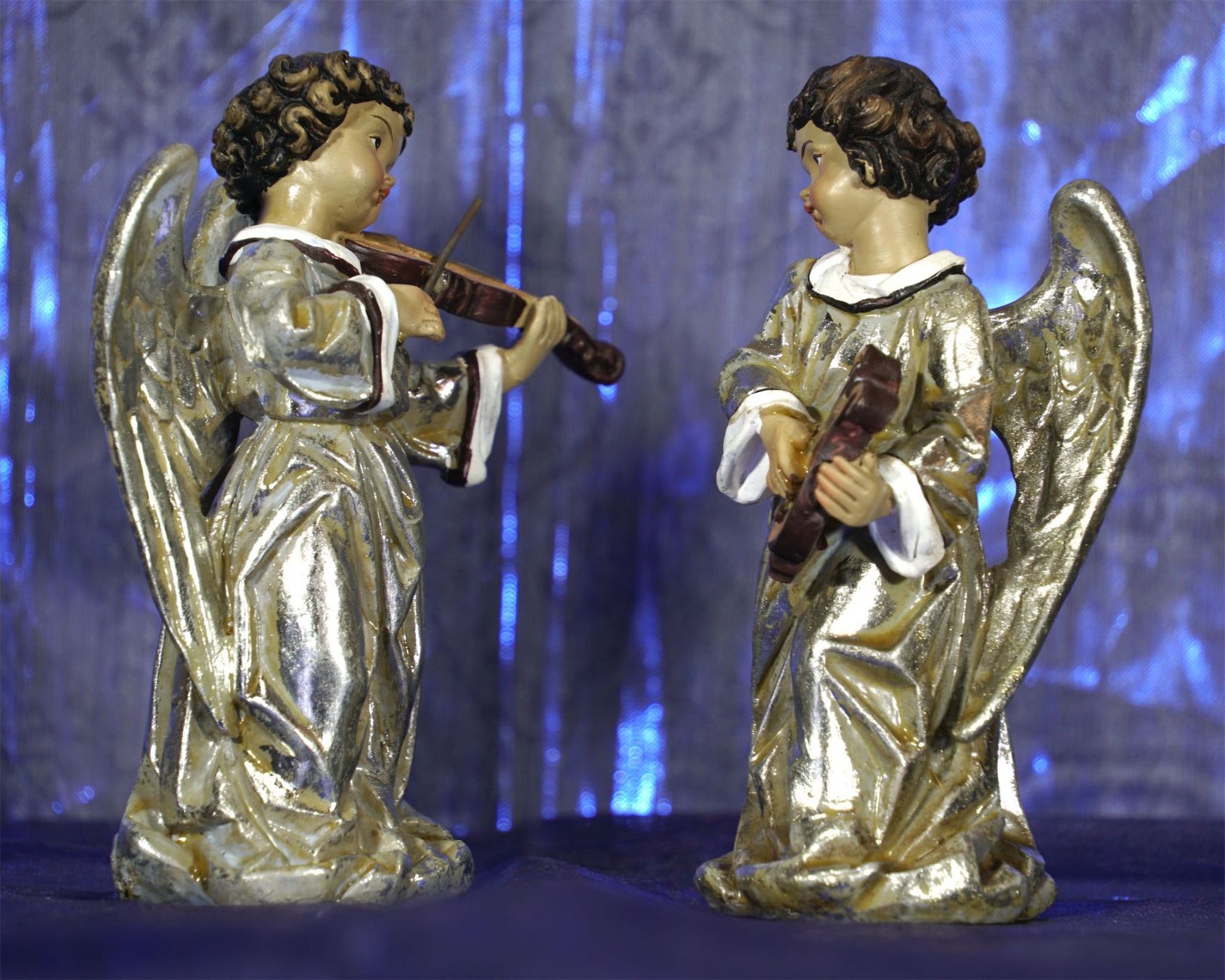 Tutte le decorazioni: Paar liebliche Engelfiguren – Usato da Meggen venduto da Brockitare 2