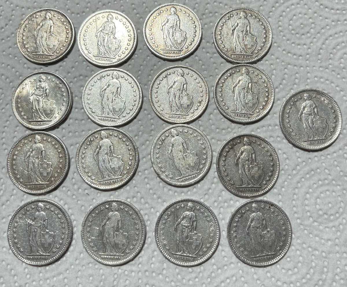 Tutti le monete: 2.- 1874-1965 (17 Stk.) – Usato da Maisprach venduto da Lls1 1