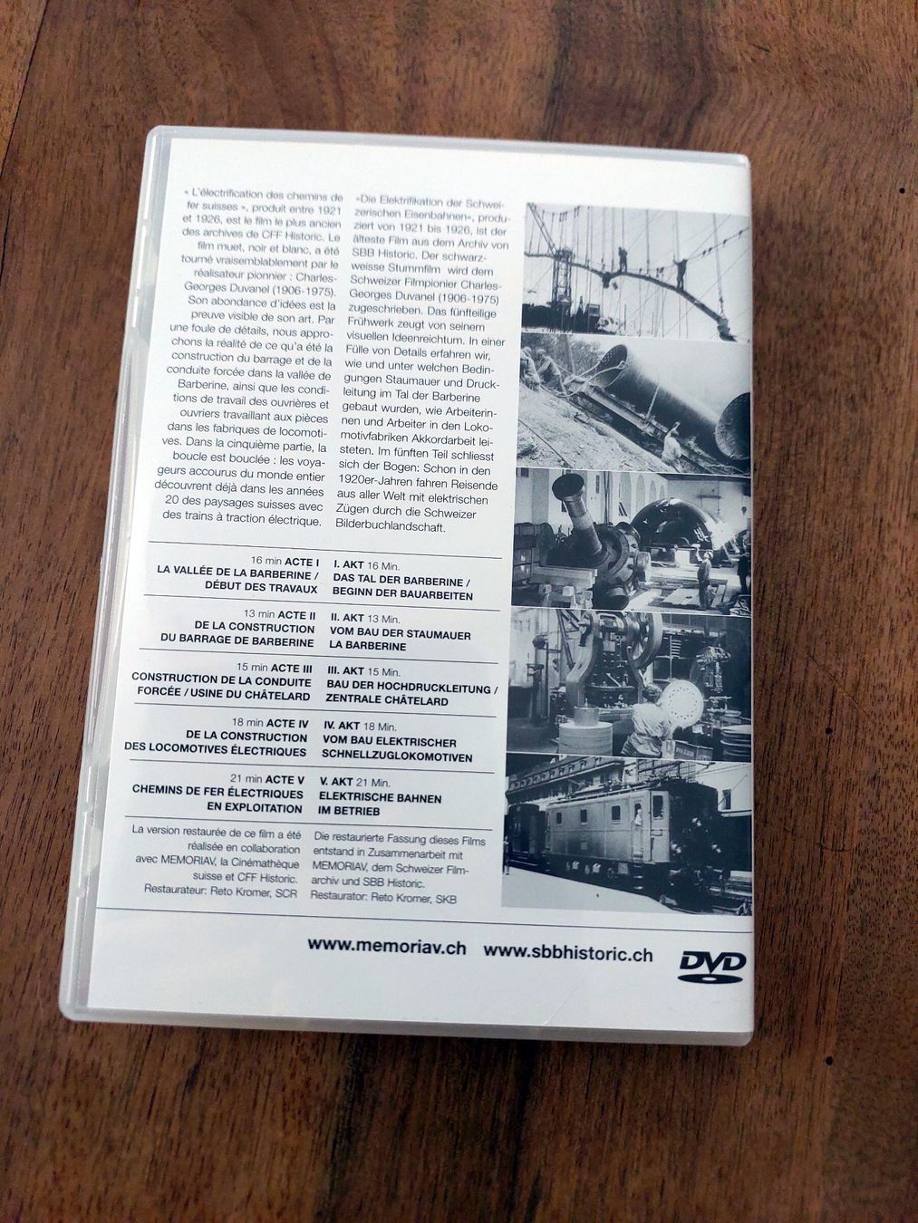 Tutti i DVDs: Die Elektrifikation der Schweizerischen Eisenbahnen - DVD – Usato da Schönenwerd venduto da Steidi 2