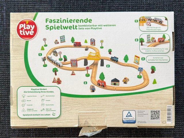 Giocattoli: Playtive Eisenbahn-Set - City, 67-teilig – Usato da Lostorf venduto da Nick1258 1