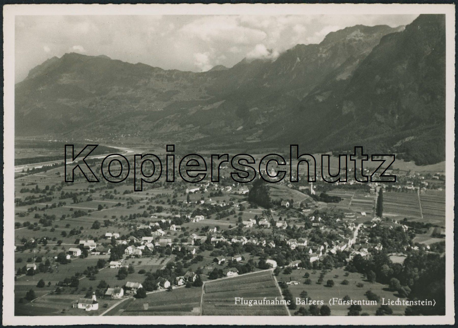 Cartoline postali: FL Balzers - Flugaufnahme – Nuovo (secondo la descrizione) da Schindellegi venduto da dolpitz