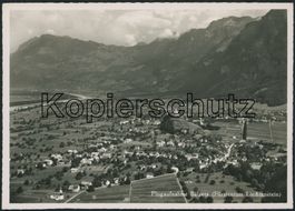 FL Balzers - Flugaufnahme