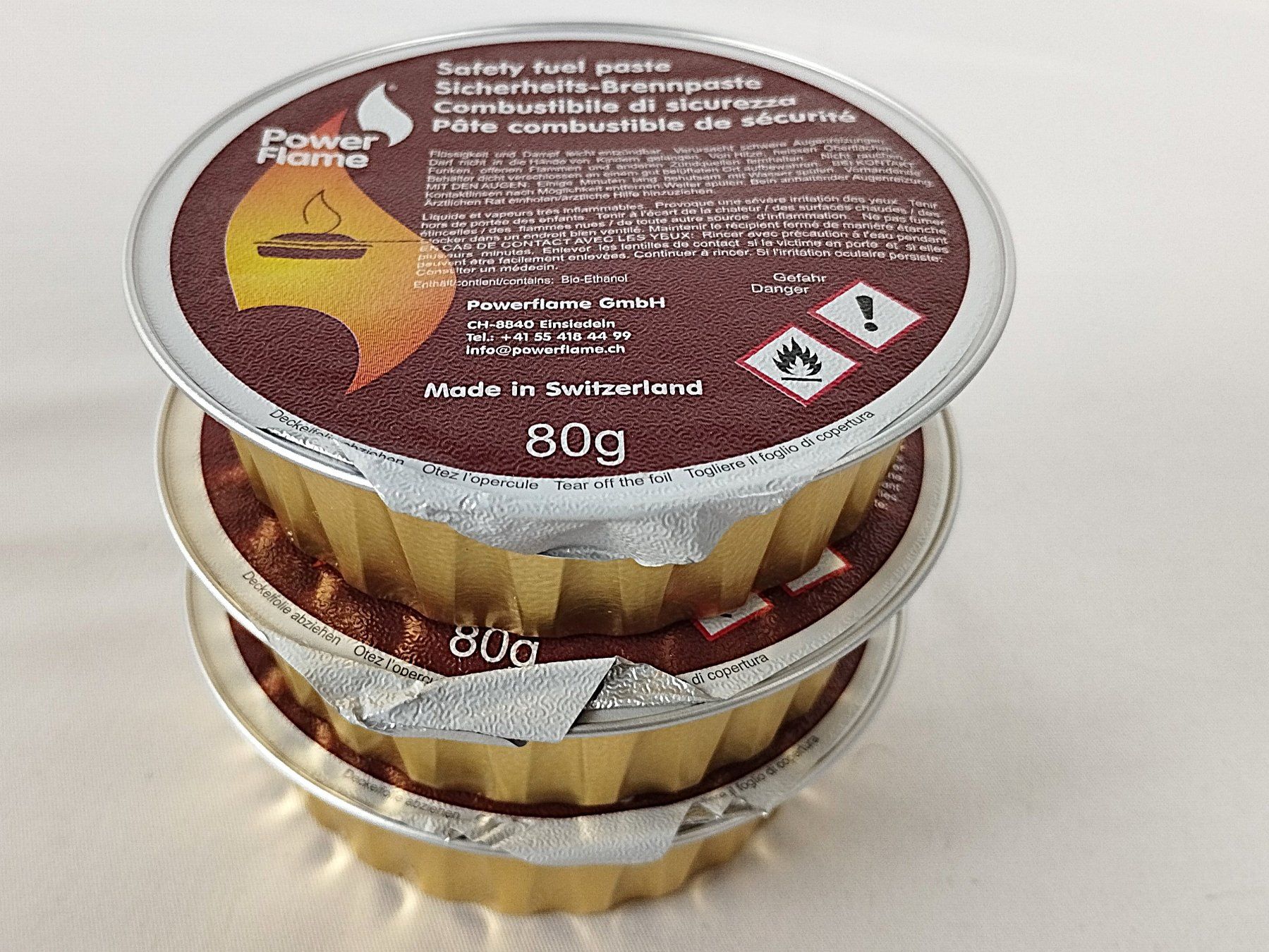 Cucine complete: POWERFLAME Brennpaste 15 x 80g – Nuovo (secondo la descrizione) da Schübelbach venduto da Restwert_Schubelbach 5
