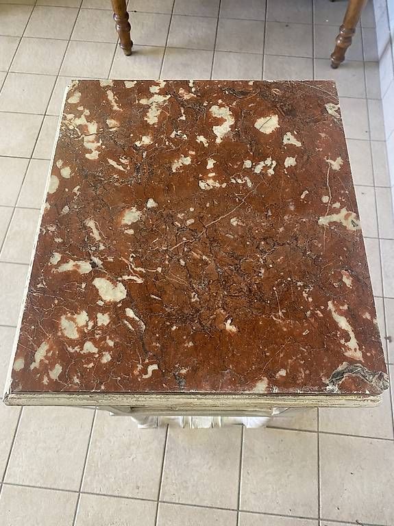 Comodini: Table de chevet avec plateau en Marbre – Usato da Chêne-Bourg venduto da met_l6p6 3