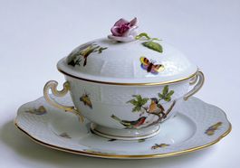 SUPPENTASSE mit DECKEL*HEREND*ROTHSCHILD*****