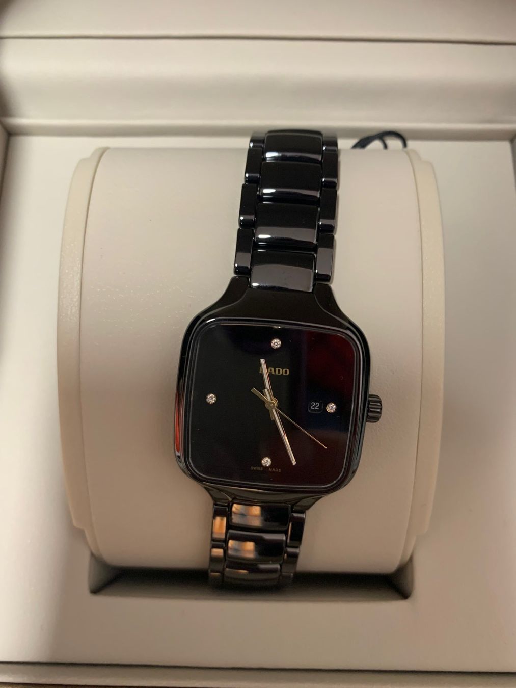 Rado Orologi: NEUE Rado True Square Diamonds – Nuovo e nell'imballaggio originale da Nürensdorf venduto da Pilot1 2