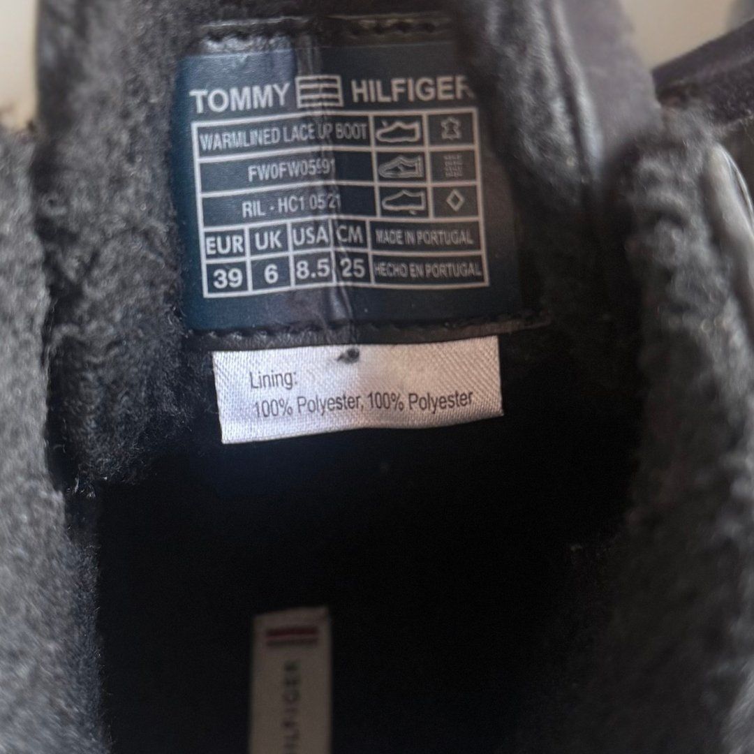 Damenschuhe: TOMMY HILFIGER Bottes Noires - Taille 39 – Gebraucht aus Vevey von secondlifevevey 5