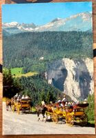 Flims / Laax - Pferdekutschen bei der Rheinschlucht