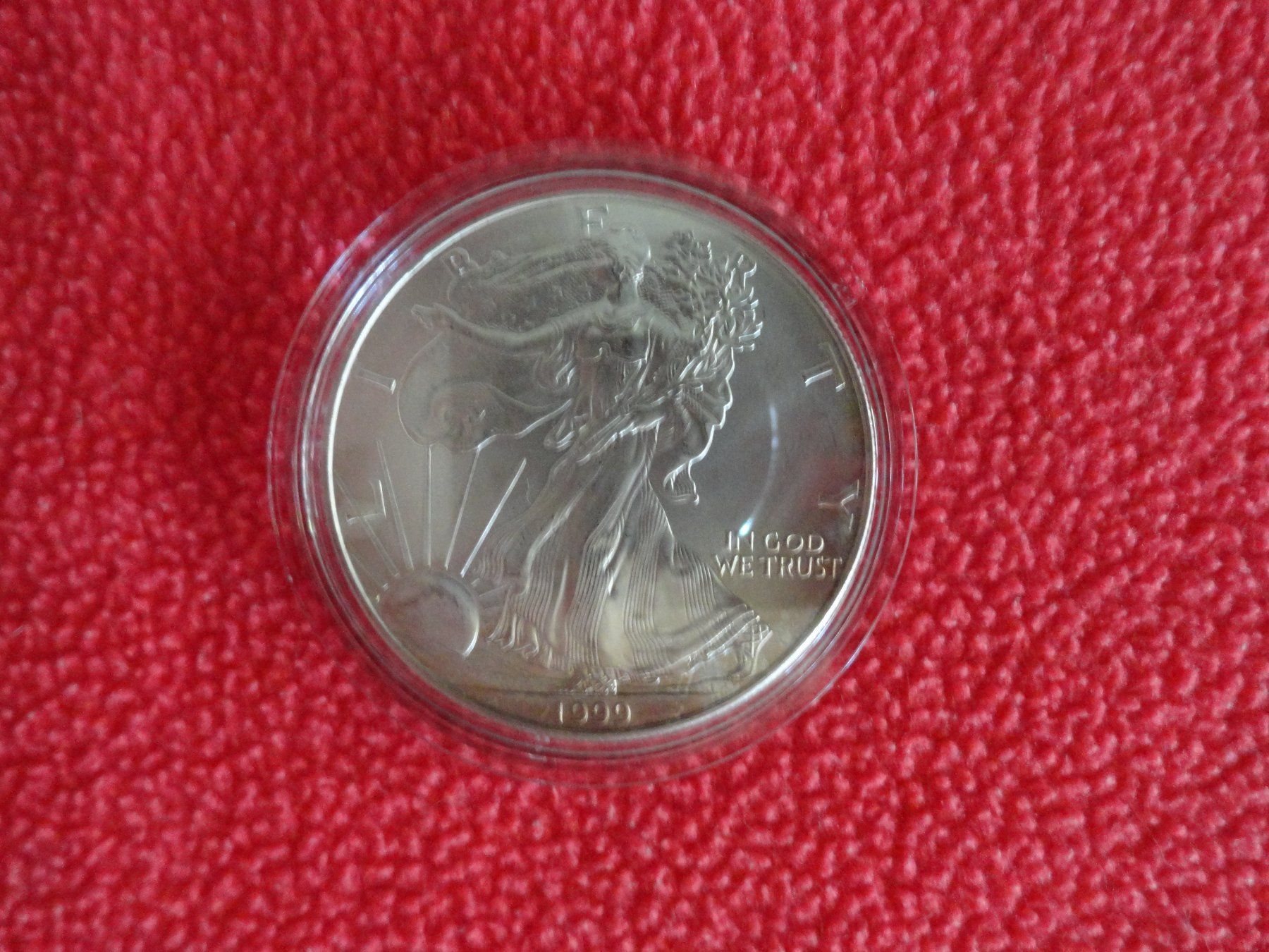 Tutti le monete: LIBERTY SILBERMÜNZE VON 1999 - AMERICAN EAGLE – Usato da Gerlafingen venduto da Shiva_74