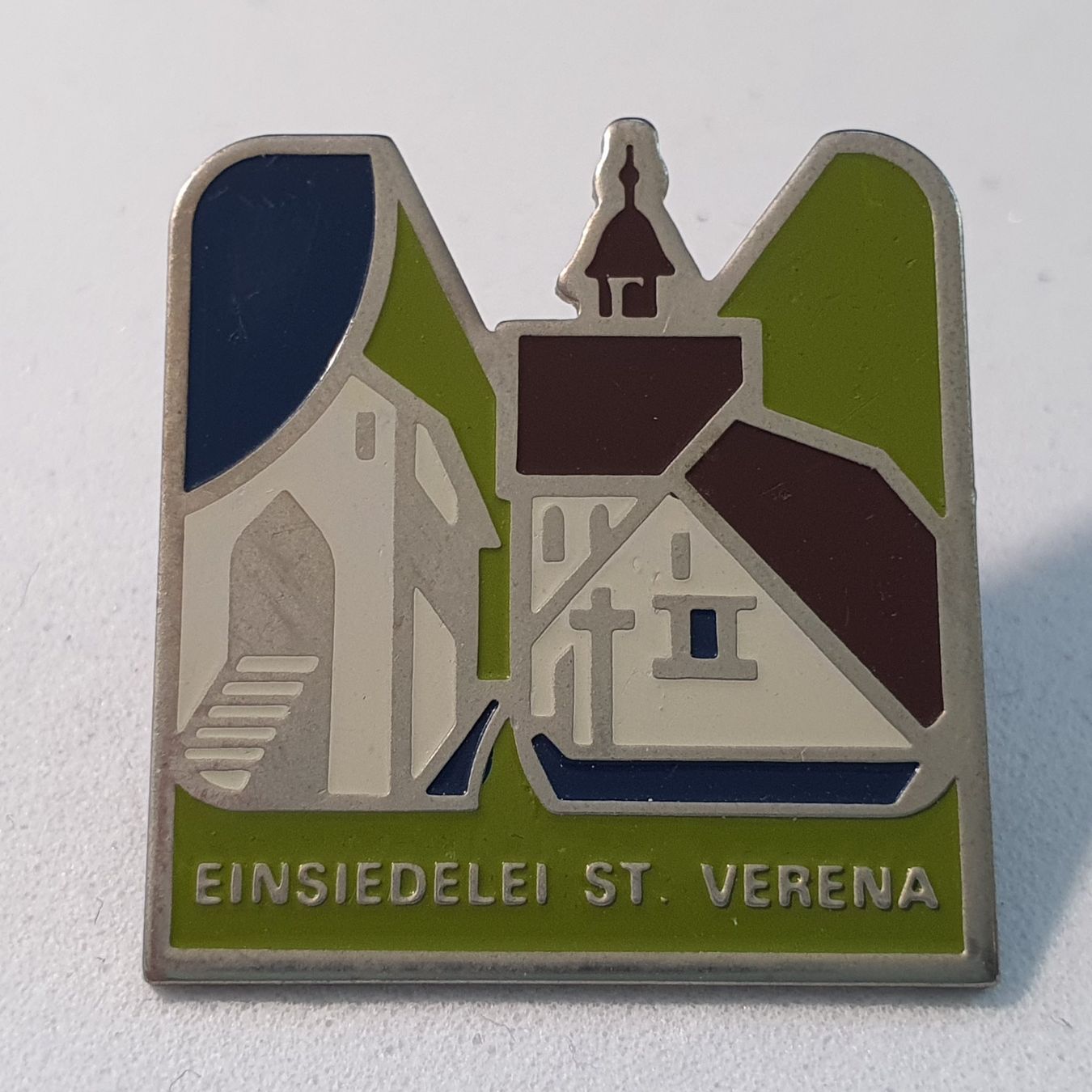 Plaketten & Abzeichen: Z595 - Pin Einsiedelei St. Verena – Gebraucht aus Reinach BL von Boston-Verkauf
