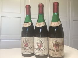 3 Flaschen Châteauneuf du Pape 1969