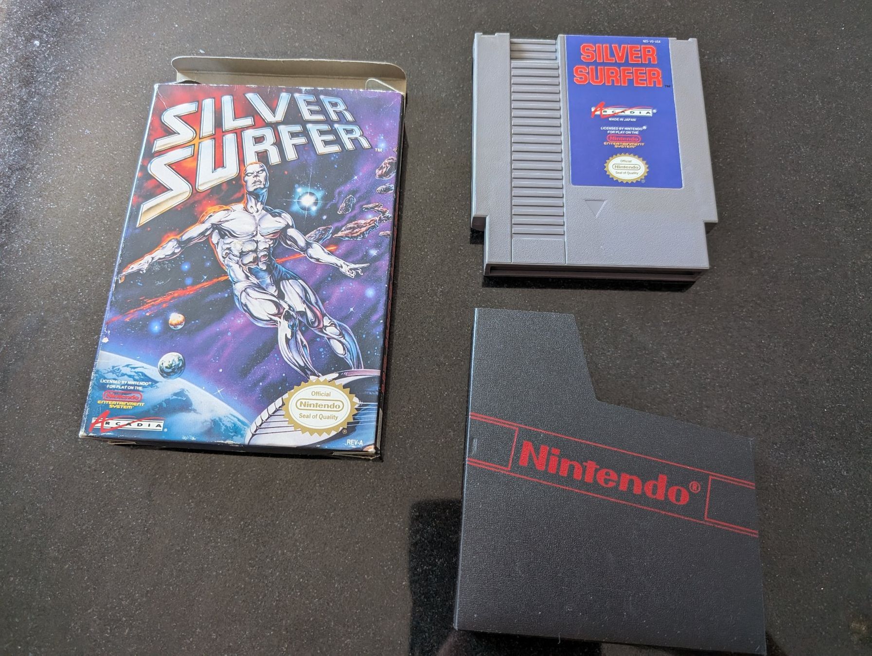 Nintendo Giochi: SILVER SURFER (USA) - NINTENDO NES – Usato da Spiegel b. Bern venduto da Natix 6