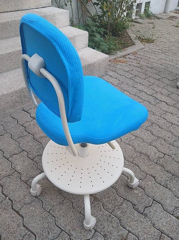 Sedie: Chaise IKEA VIMUND bleue – Usato da Versoix venduto da Jwlalos 1