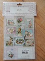 Set 10 Postkarten: Nostalgie Rosen Schmetterlinge Blumen NEU