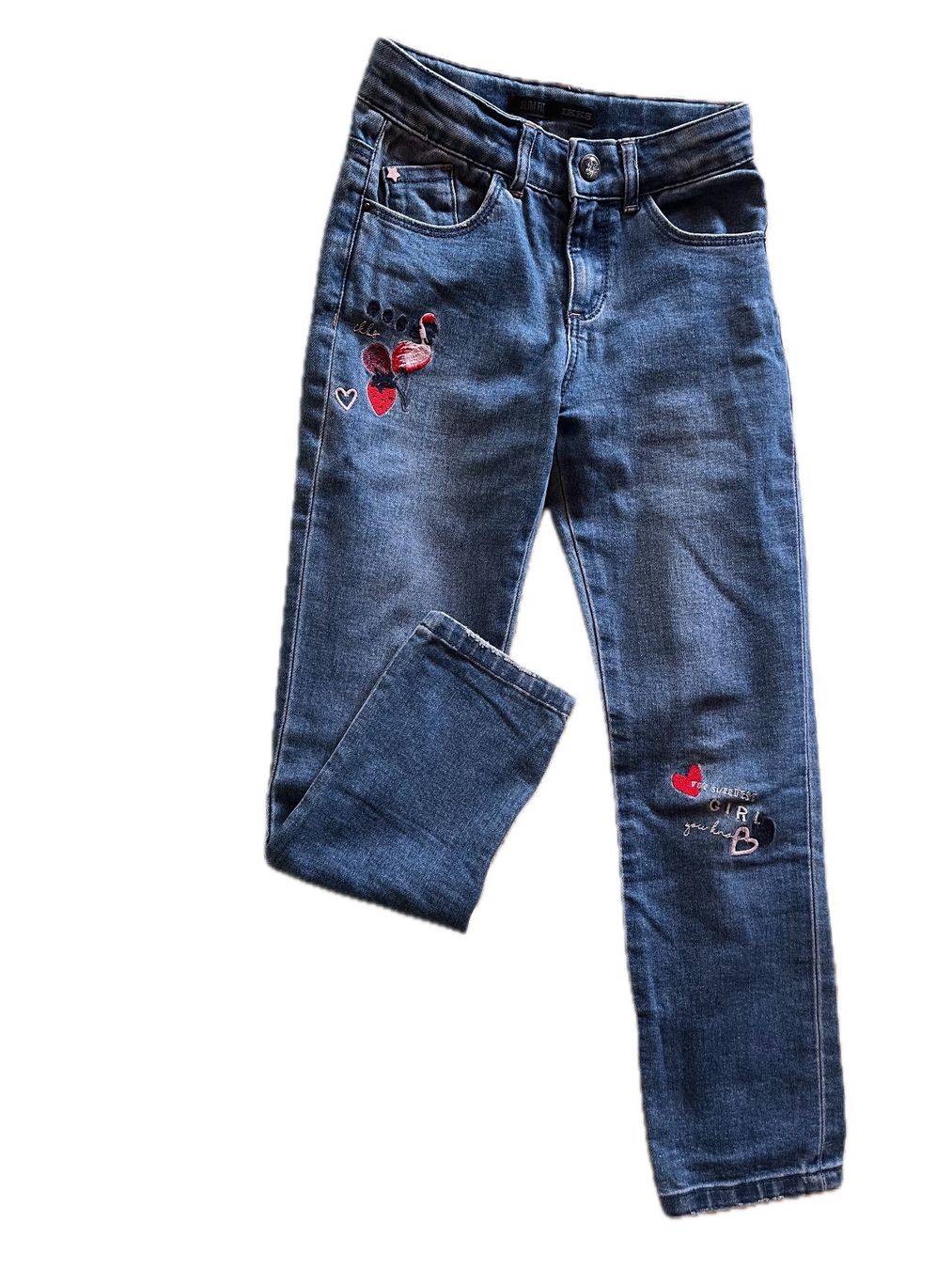 Pantaloni: Jeans fille IKSS 8 ans – Usato da Péry venduto da gir_d5d9