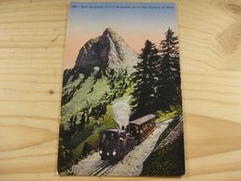 AK Rochers de Naye mit Zug