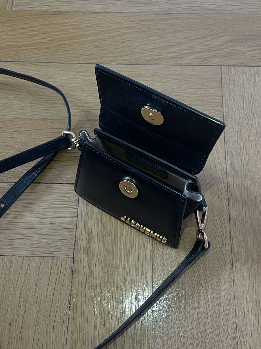 Jacquemus Borse: Jacquemus Le Chiquito Handtasche Schwarz Leder – Nuovo (secondo la descrizione) da Zürich venduto da geraldinebiene 1