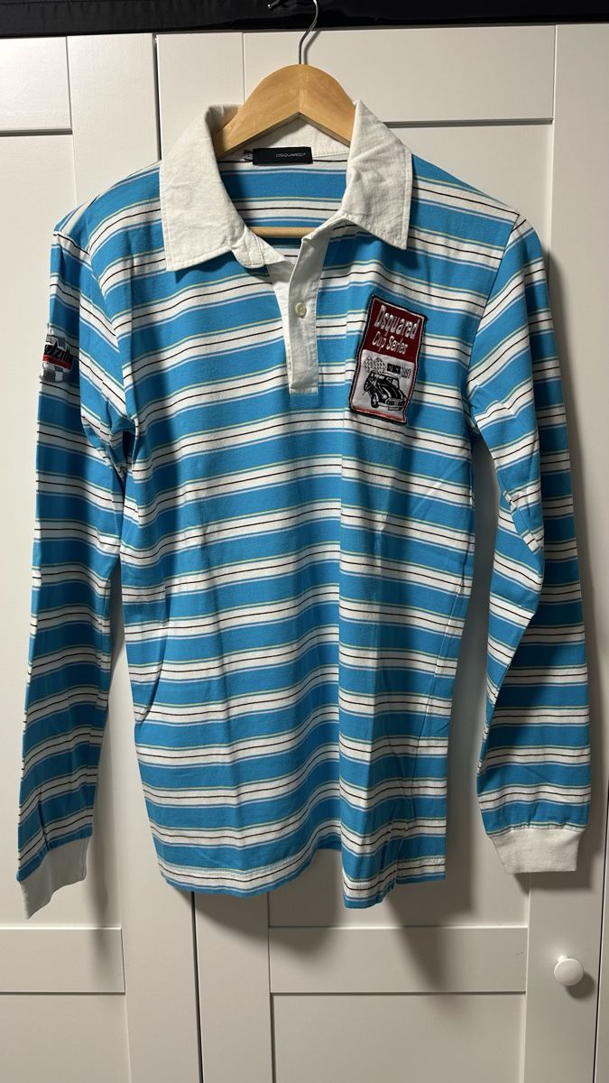 Polos: Dsquared Shirt M L Longsleeve washed destroyed boho – D'occasion à Stetten AG par rai_hy6h 3