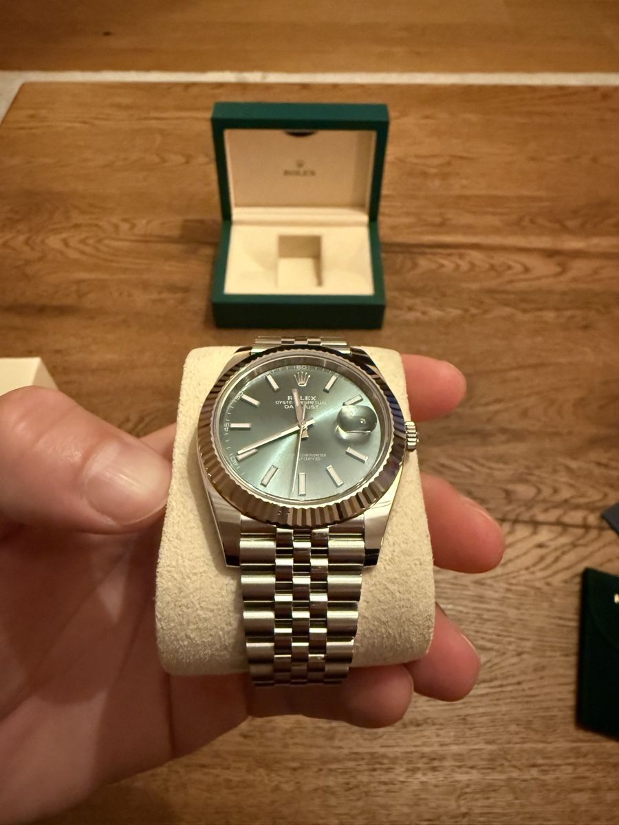 Rolex Uhren: Rolex Datejust 41 Mintgrün Jubilee – Gebraucht aus Worblaufen von Michele_1994 3