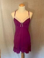 Lila Spitzen-Nachthemd im Slip-Dress-Stil Babydoll
