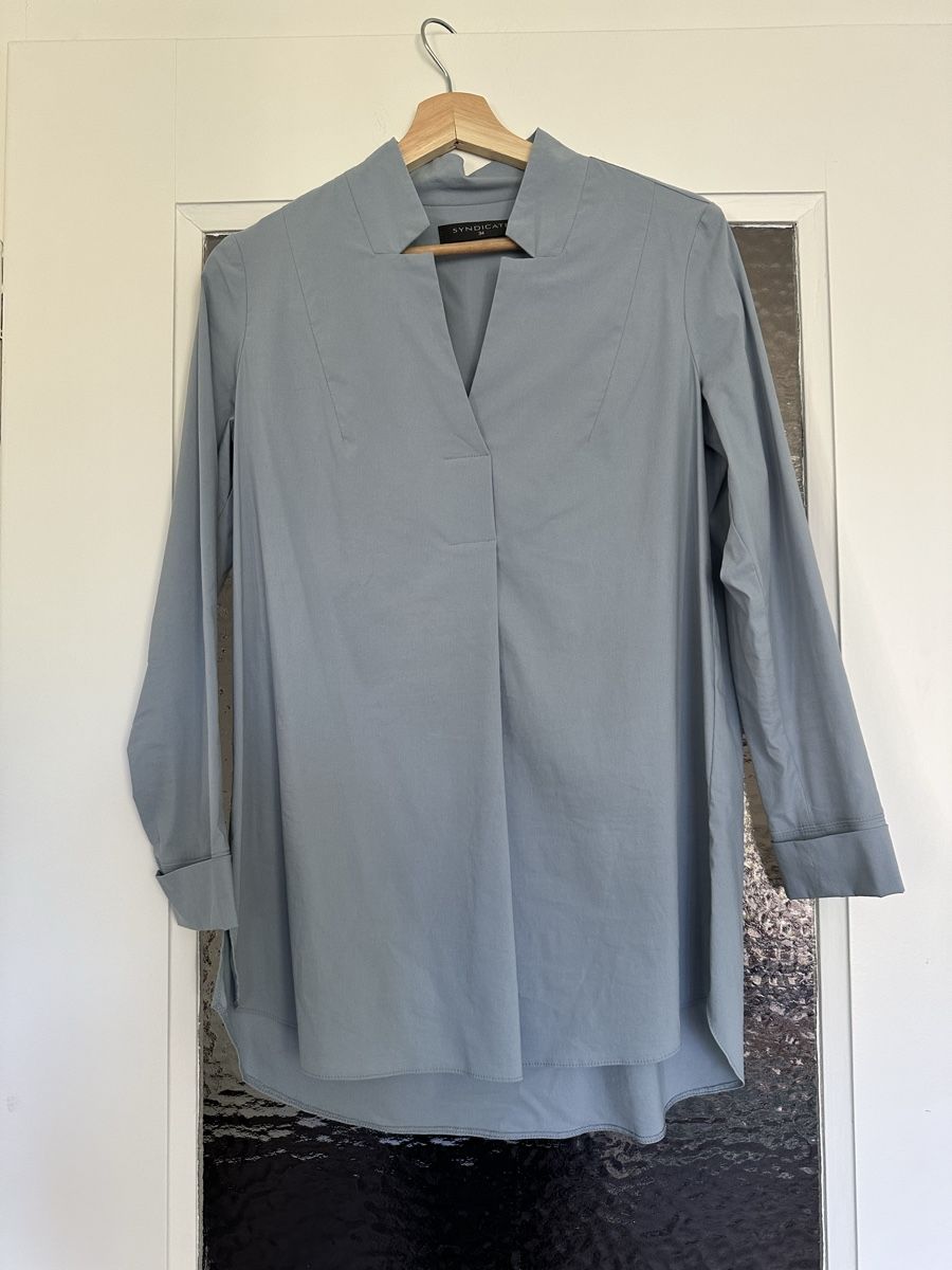 Camicette: Syndicate Bluse, Designerstück, hellblau, Gr. 34, neu, – Nuovo (secondo la descrizione) da Bern venduto da fluffy07