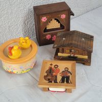 Diverese Spieluhren Musikdosen Vintage 