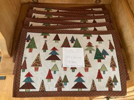 8 Tischsets Gobelin, Weihnachten, Advent, unbenutzt, OVP