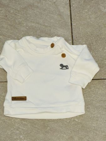 Baby Pullover Minibubbles weiss Grösse 3-6 Monate neu