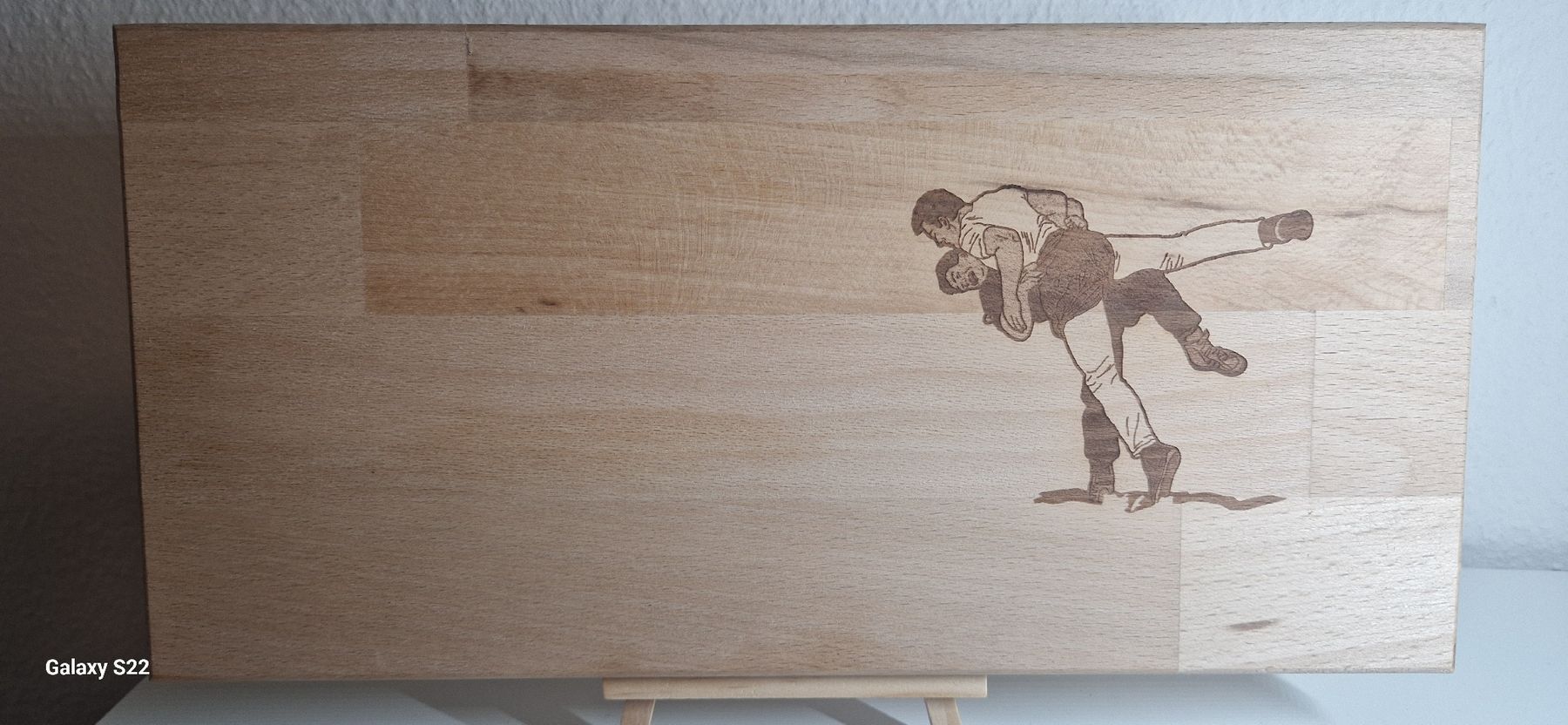 Articoli in legno: Schönes Holzbrett Buche  – Nuovo e nell'imballaggio originale da Brütten venduto da Matossa1