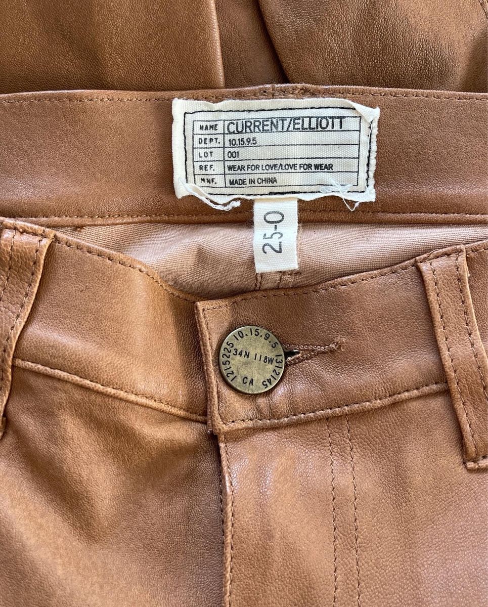 Leggings: CURRENT ELLIOTT Leather pants – Usato da Freienbach venduto da Avviivva_Shop 5