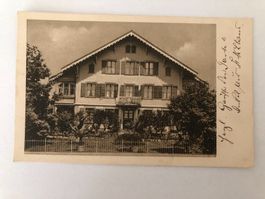 Ansichtskarte Haus mit Beschriftung wo? F. Wenger Koppigen