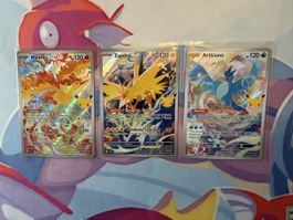 Pokémon 30th Legendary Bird Trio Moltres Zapdos Articuno EN