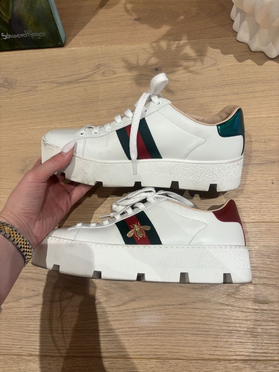 Gucci Damenschuhe: Gucci Leder Sneaker 39 – Neu (gemäss Beschreibung) aus lenzburg von Micky30 3