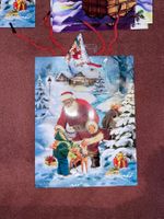 Weihnachtstüte Geschenktüte Verpackung Weihnachtsmann tüte