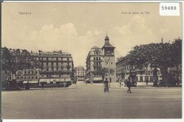 Geneve - Tour et place de l'Ile