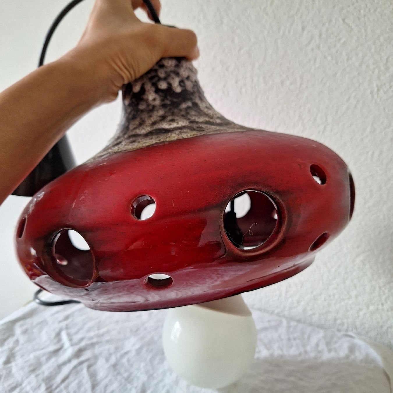 Lampade: Grosse, dicke Lava Lampe, 70er – Usato da Winterthur venduto da Goldpipau 4