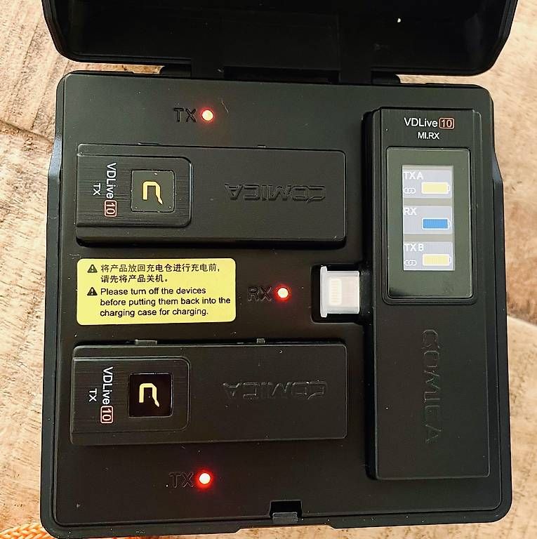 Microfoni: Comica Wireless Microphone für I-Pjone etc – Usato da Kriens venduto da Dwildstarmusik