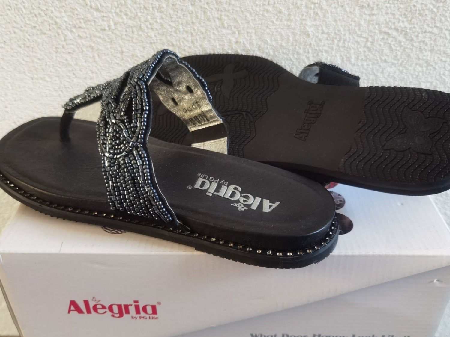 Scarpe da donna: Alegria Leder Sandalen Gr. 39 Neu – Nuovo e nell'imballaggio originale da Uerkheim venduto da Justi.y 2