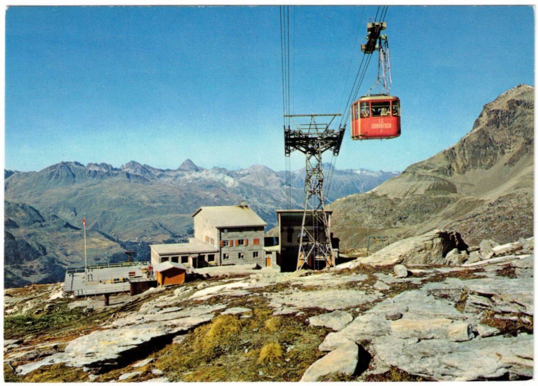 Ansichtskarten: Silvaplana - Luftseilbahn Corvatsch – Gebraucht aus Binningen von Mountainrider