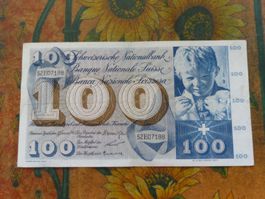 SUISSE  100  Francs  1965  (7188)  Billet