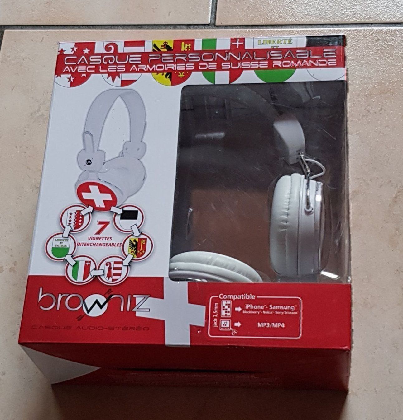 Cuffie: Casque Audio-Stéréo Browniz – Nuovo e nell'imballaggio originale da Botyre (Ayent) venduto da Viperine