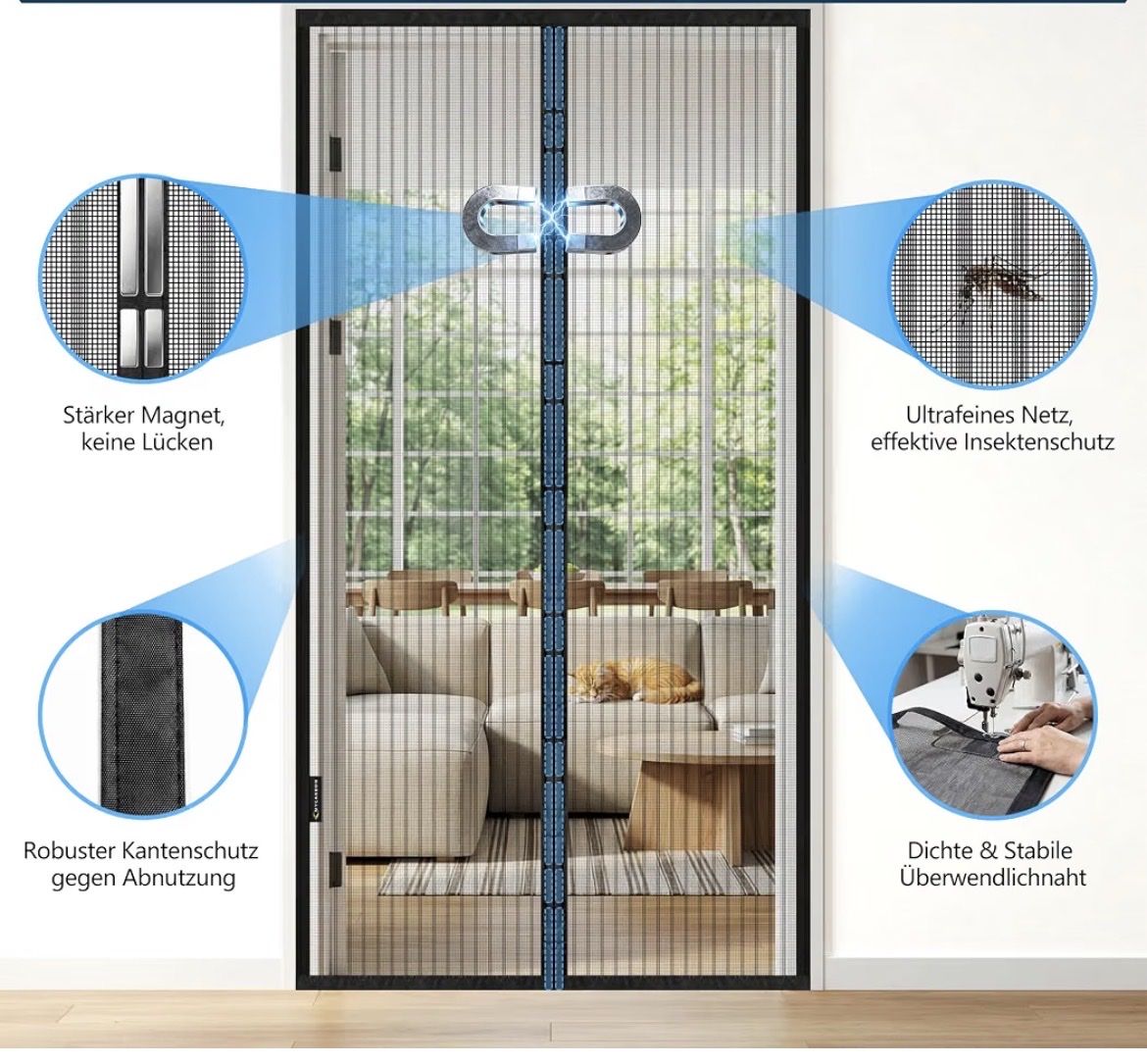 Altro per la casa: Fliegengitter / Mückenschutz – Nuovo e nell'imballaggio originale da Pratteln venduto da manuelabru 1