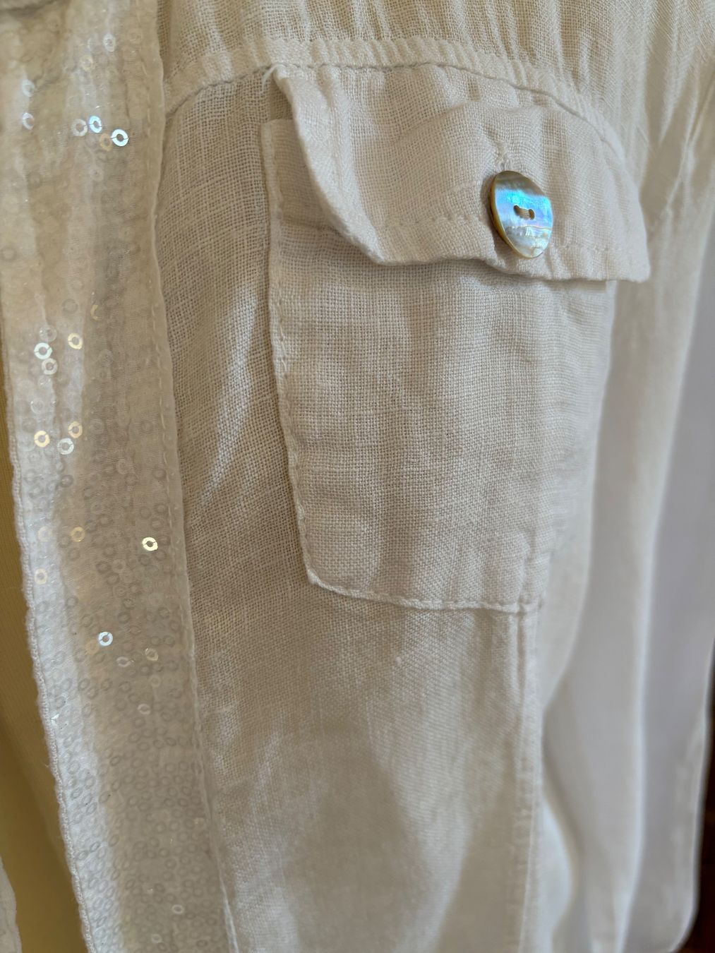 Giacche: Jacke  100% Leinen mit wunderschöner Vintage-Brosche – Usato da Interlaken venduto da Bona55 8